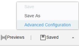 Advanced configuration Advanced configuration