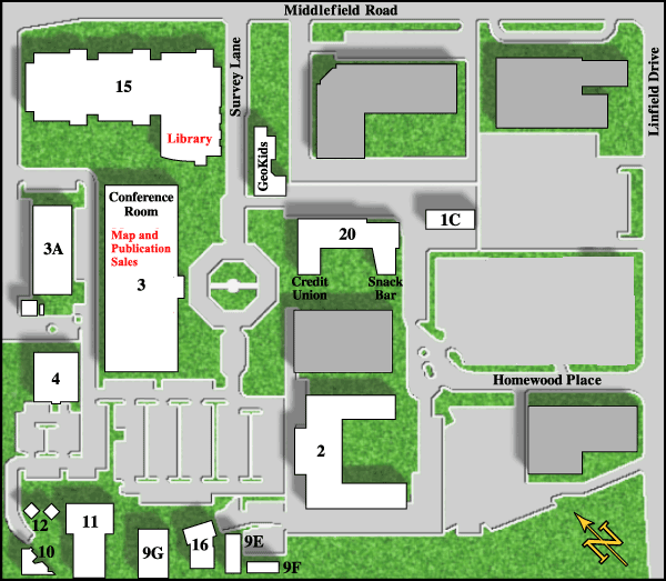 map of Menlo campus