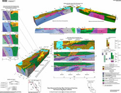 Photo of the Three-Dimensional Geologic Map of the Hayward Fault Zone
