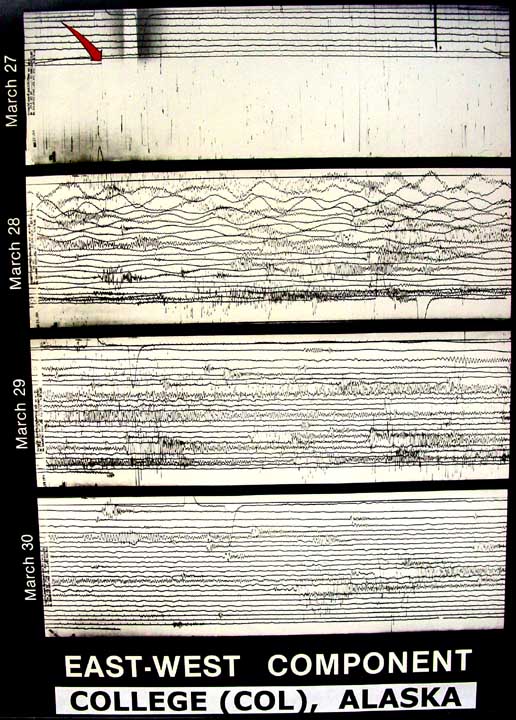 Seismogram from station COL