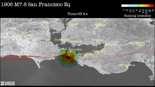 image depicting earthquake at 3.4 seconds