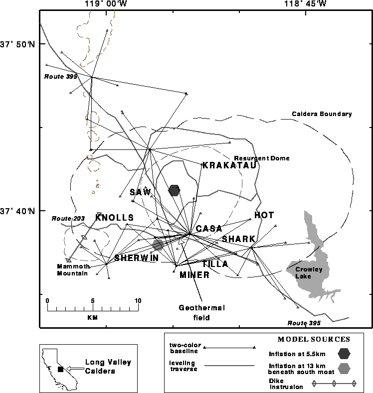 Map of Long Valley Net