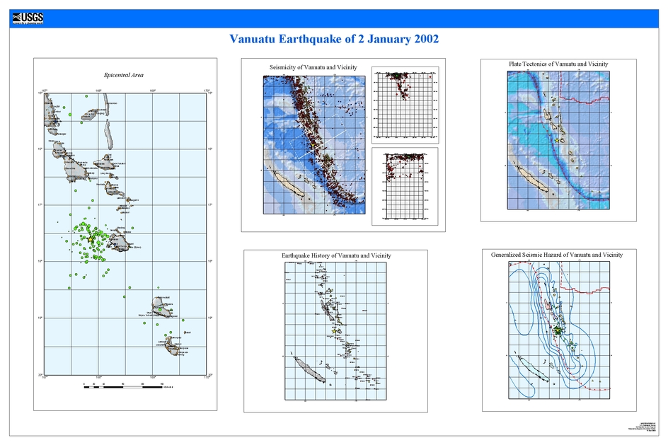 USGS summary poster for this earthquake